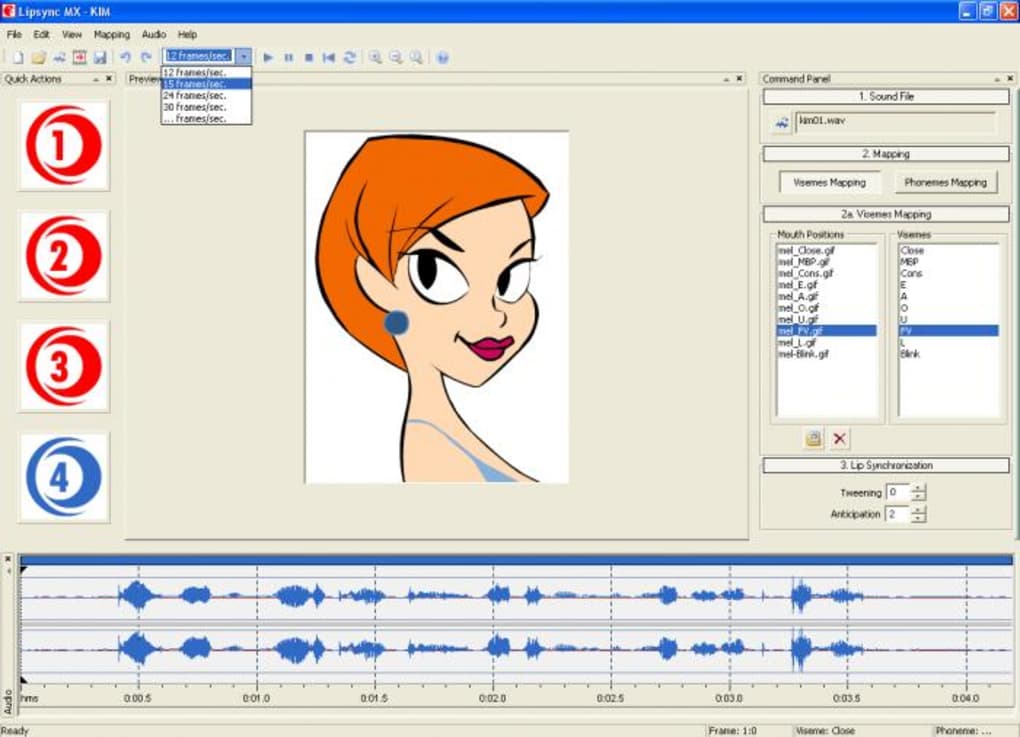 Free lip sync animation software